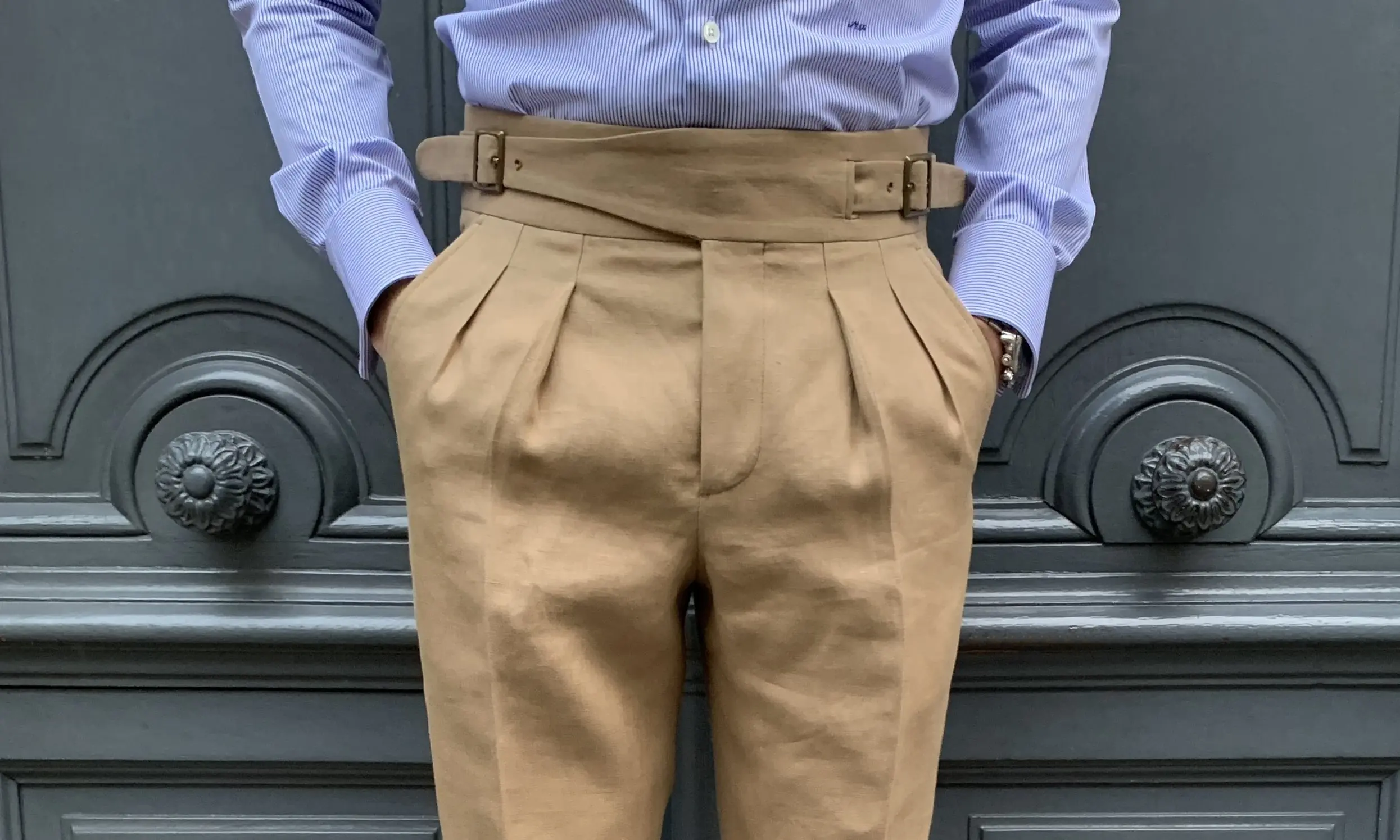 pantalon à pinces