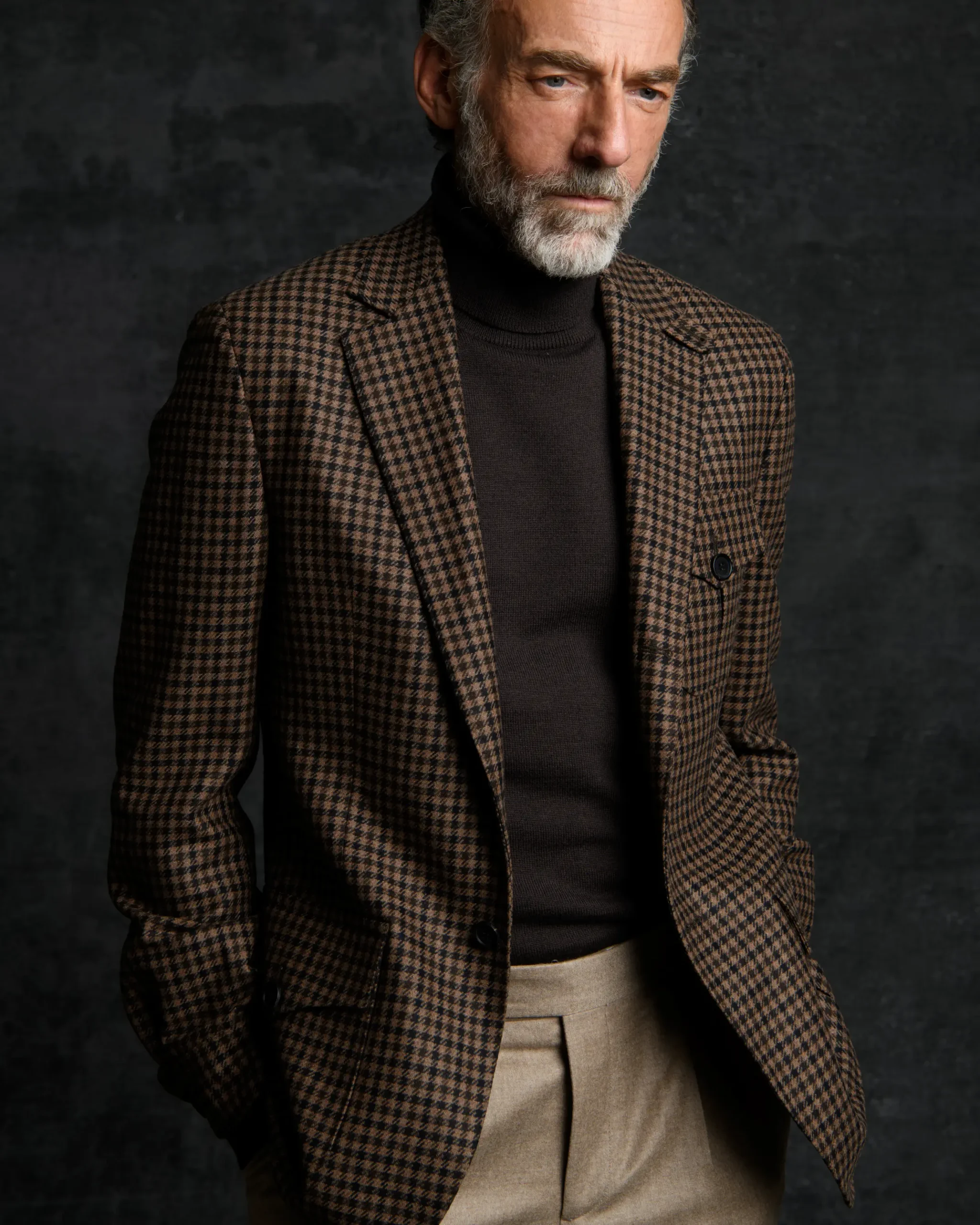 Artling Paris - sur mesure - Winter Safari jacket motif pied de poule