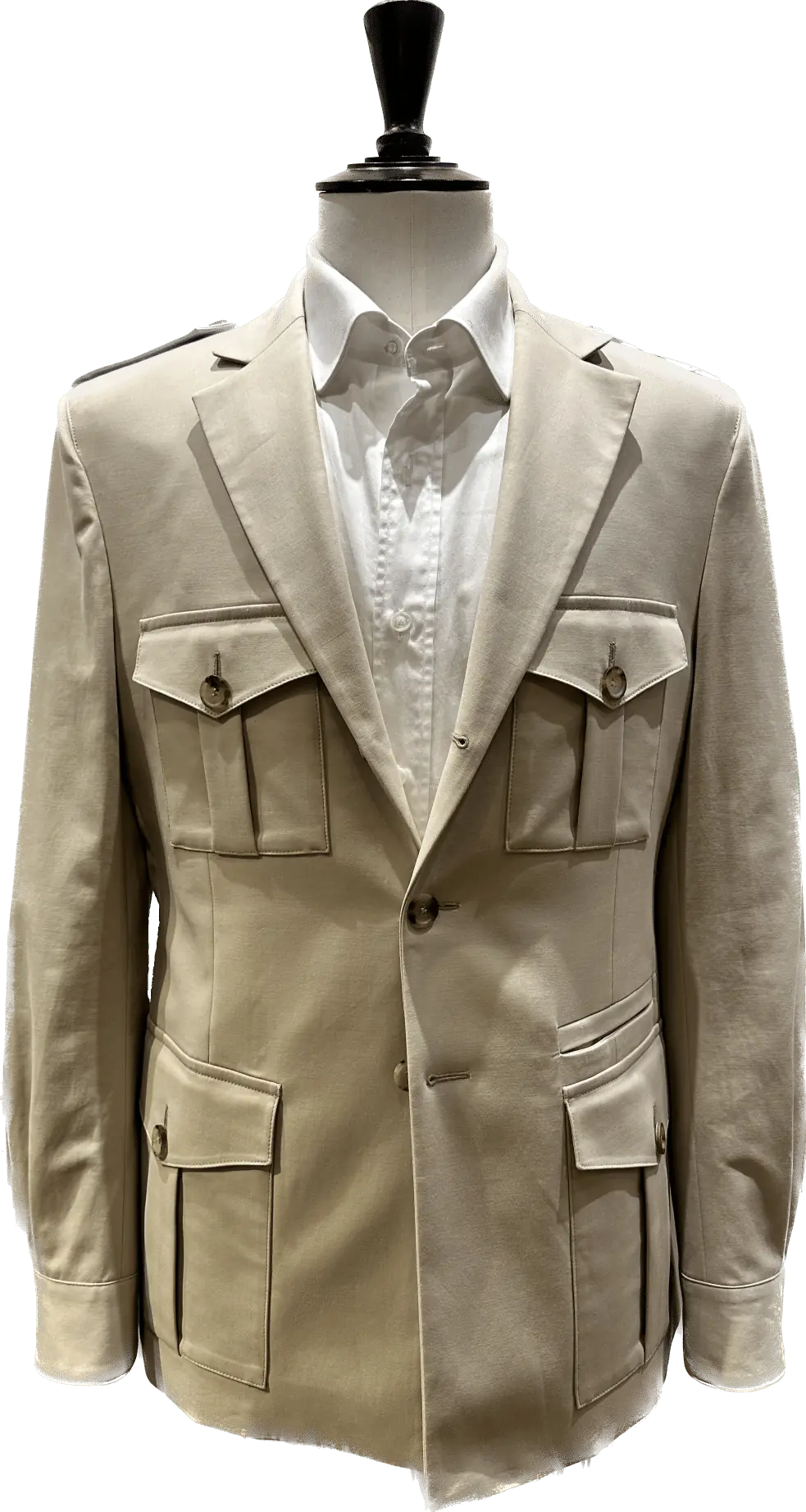 La Saharienne, veste sur mesure pour homme
