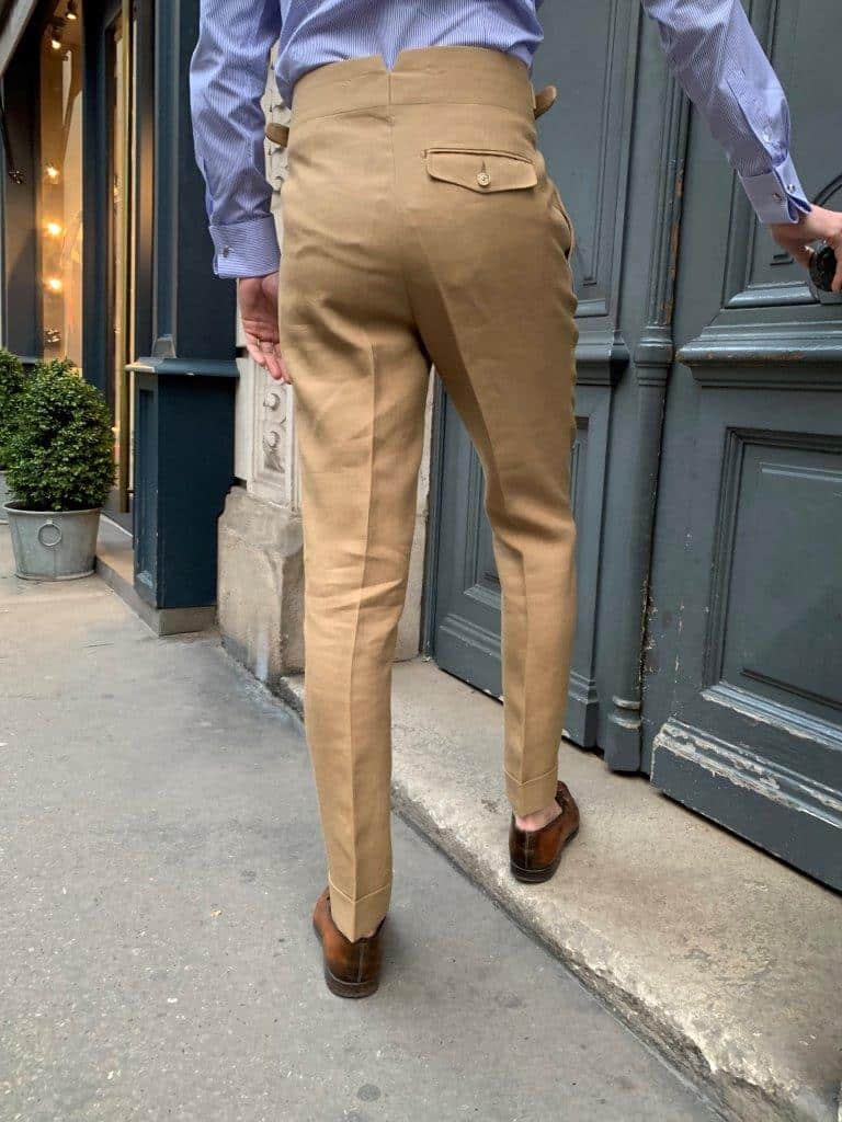 Pantalons sur mesure pour homme