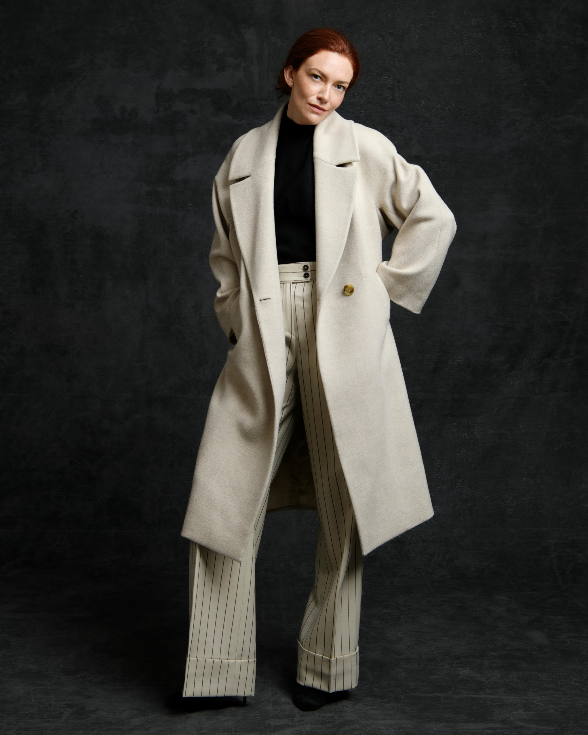 Artling Paris Collection Femme costume le rayé manteau