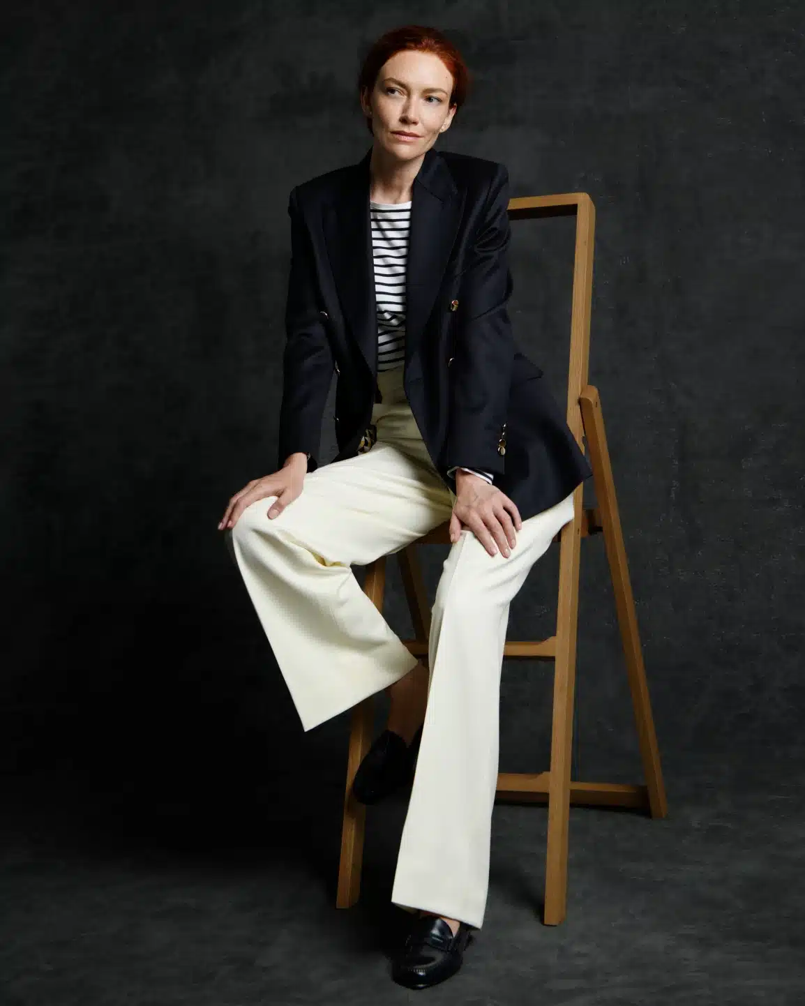 ARTLING Paris - Tailleur sur mesure - Blazer croisé bleu marine