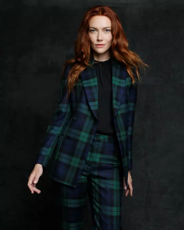ARTLING Paris - Tailleur sur mesure - Tailleur croisé motif tartan