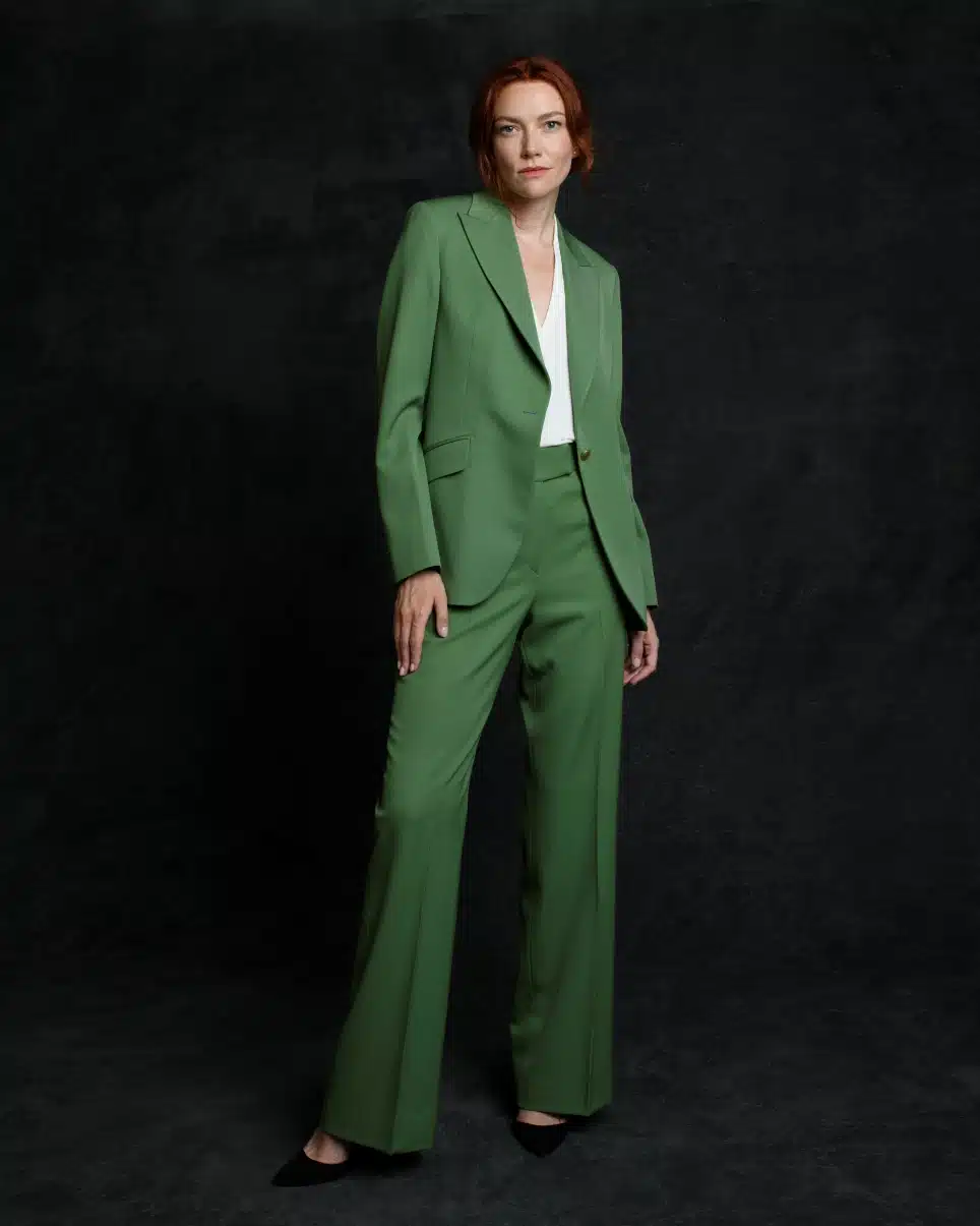 ARTLING Paris - Tailleur sur mesure - Tailleur en gabardine de laine vert