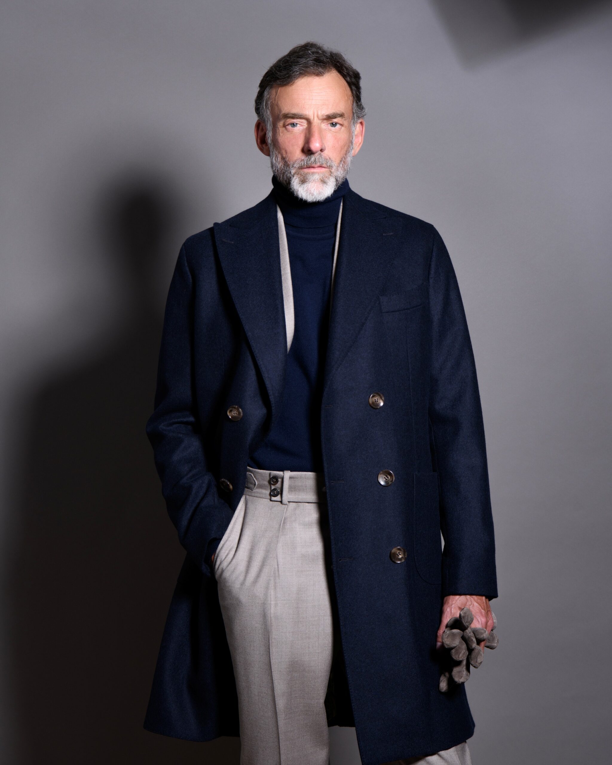 Manteau redingote croise Hero