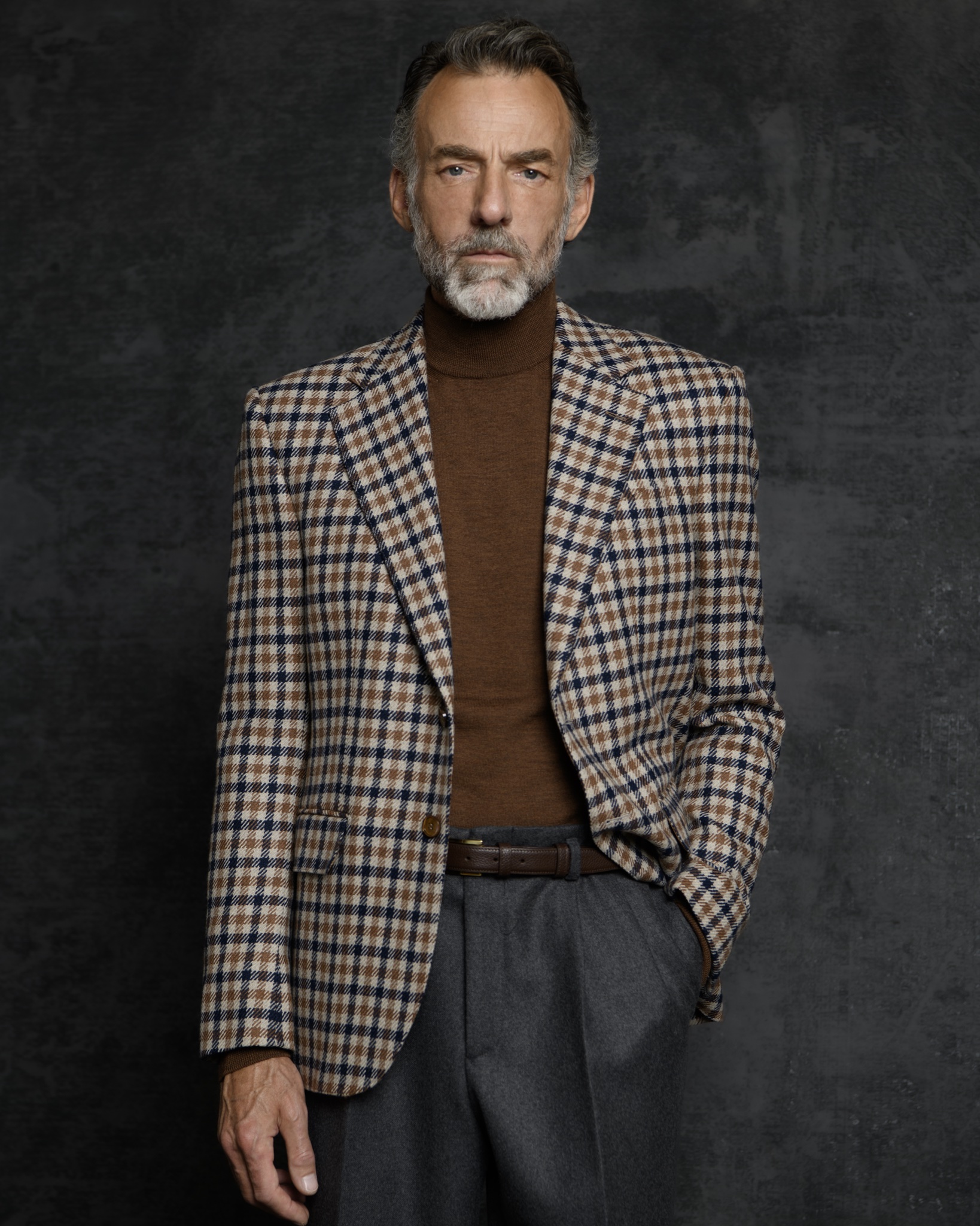 Veste en tweed homme