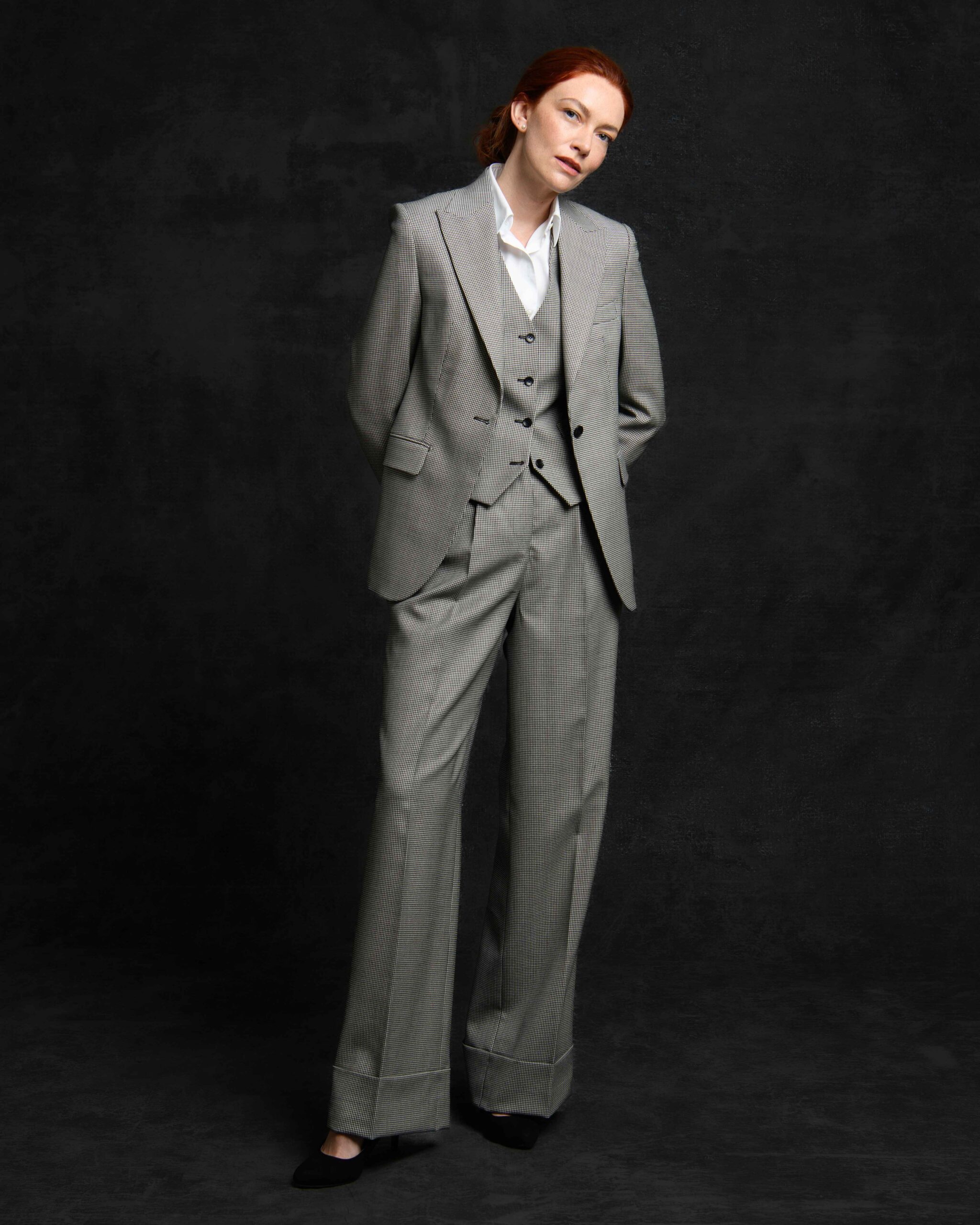 costume femme pied de poule