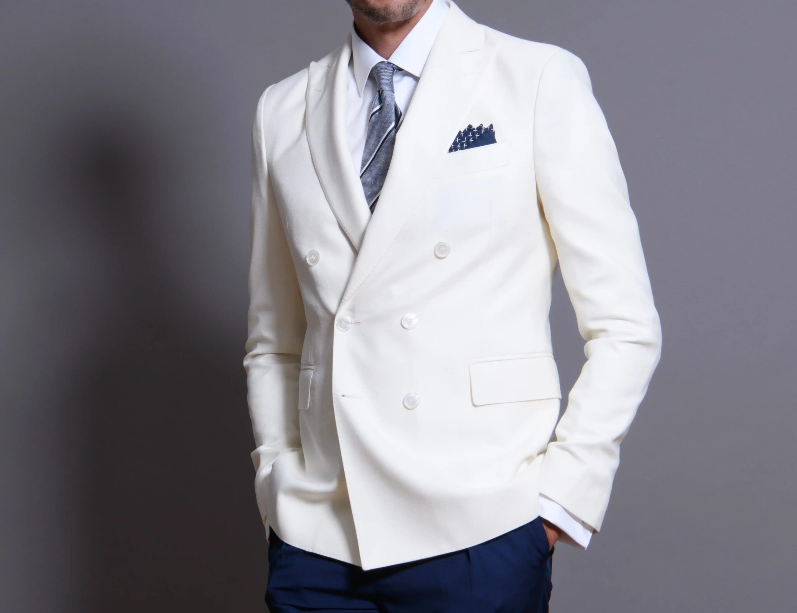 veste costume blanc pour homme - Artling