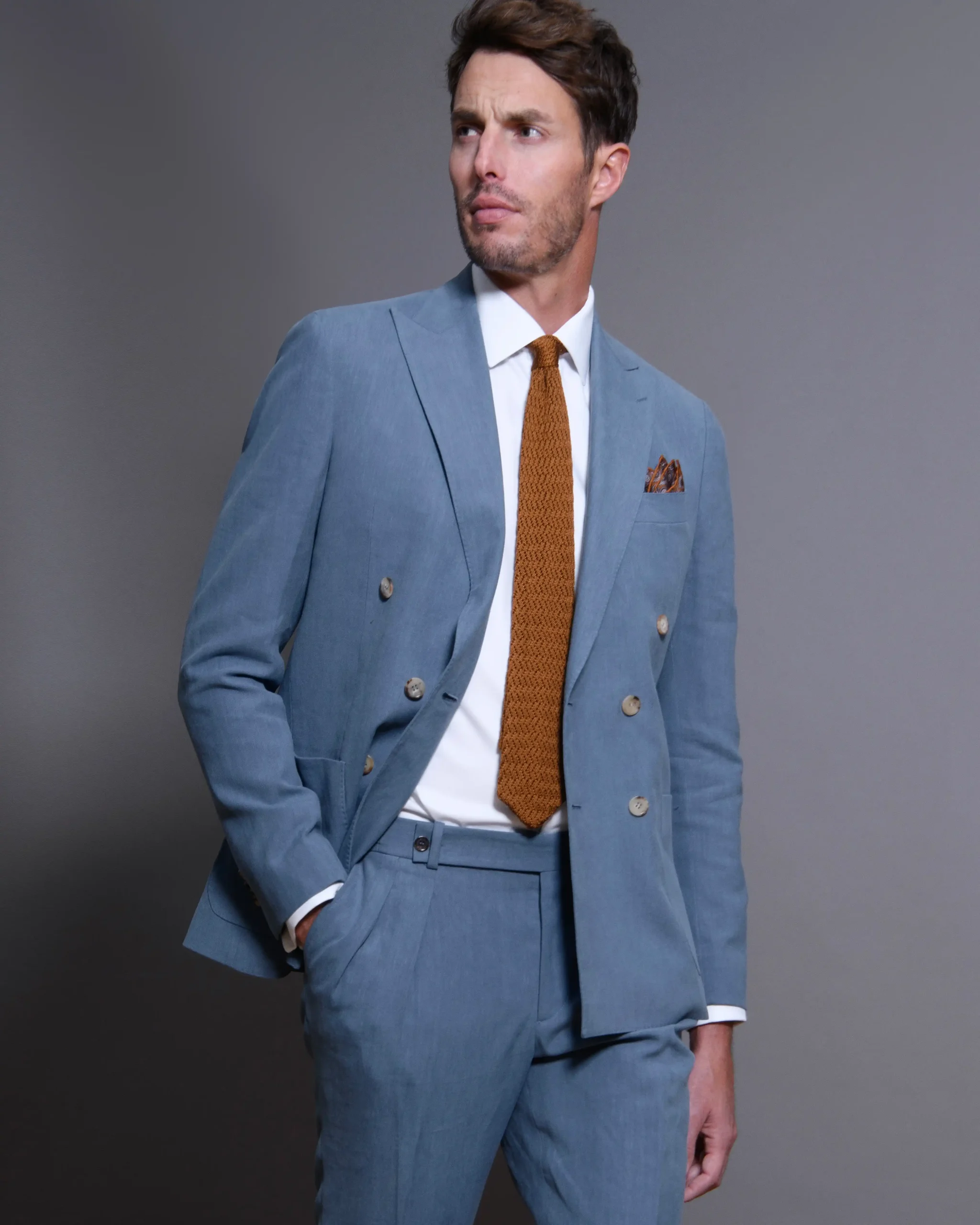 costume en lin pour homme - Artling