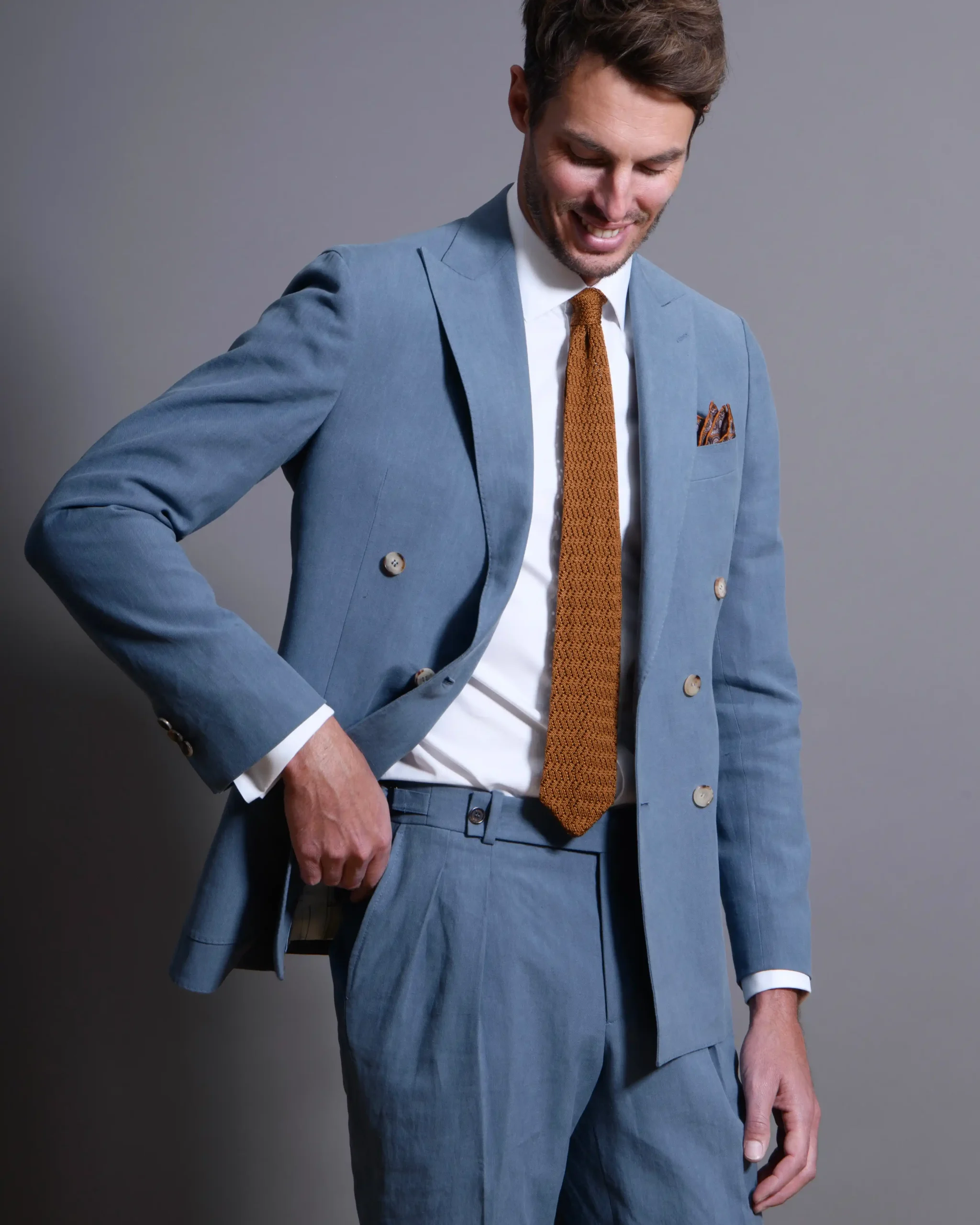 costume en lin pour homme - Artling