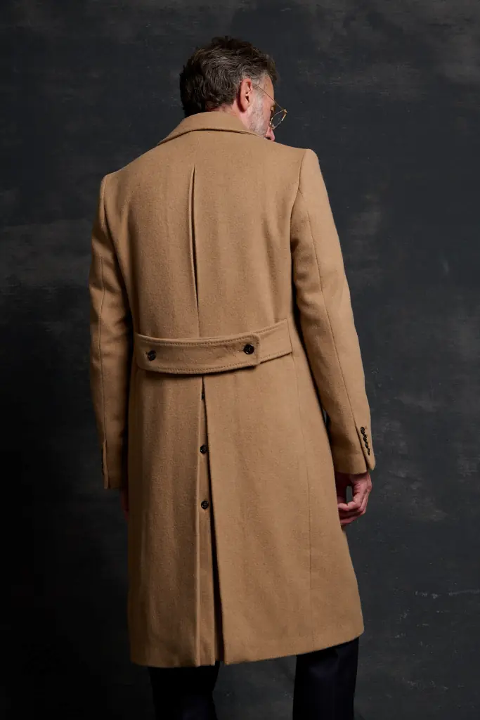 Polo Coat beige en camel hair